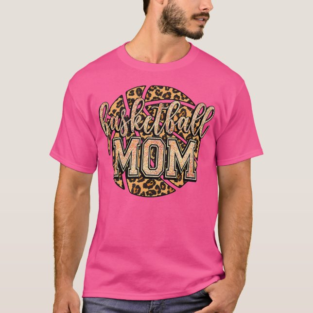 Camiseta Basquete Mãe Funny Lepard Basquete (Frente)