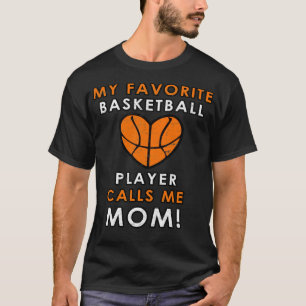 Camiseta Basquete Mãe Jogador Favorito Refrigerantes