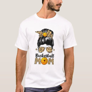Camiseta Basquete Mãe Leopardo Mama Má Bola Mamãe Mãe