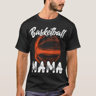 Camiseta Basquete Mama Mulheres na Festa de Basquete B