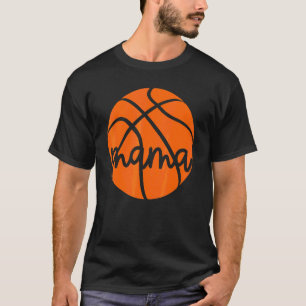 Camiseta Basquete Mama Vintage Orgulhosa Dia de as mães Mãe