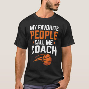 Camiseta Basquete Meu Treinador de Chamada do Pessoas Favor