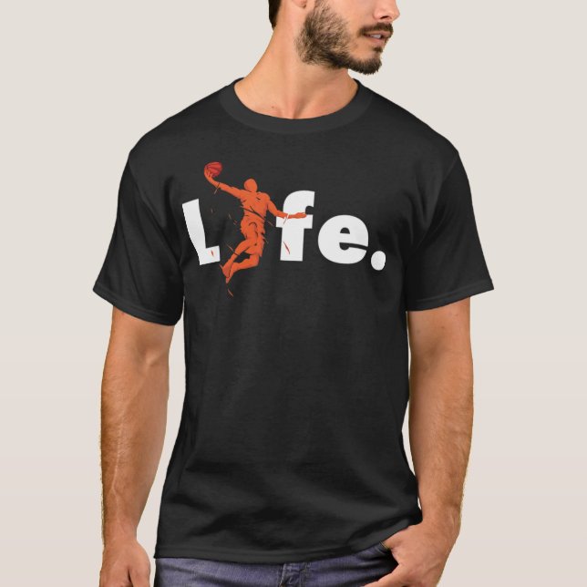 Camiseta Basquete My Life Motivation basquetebol ba (Frente)