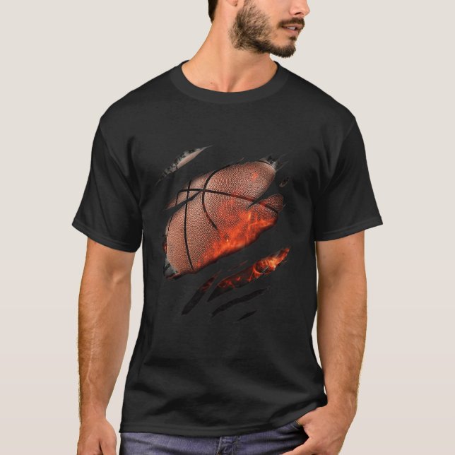 Camiseta Basquete na minha Design (Frente)