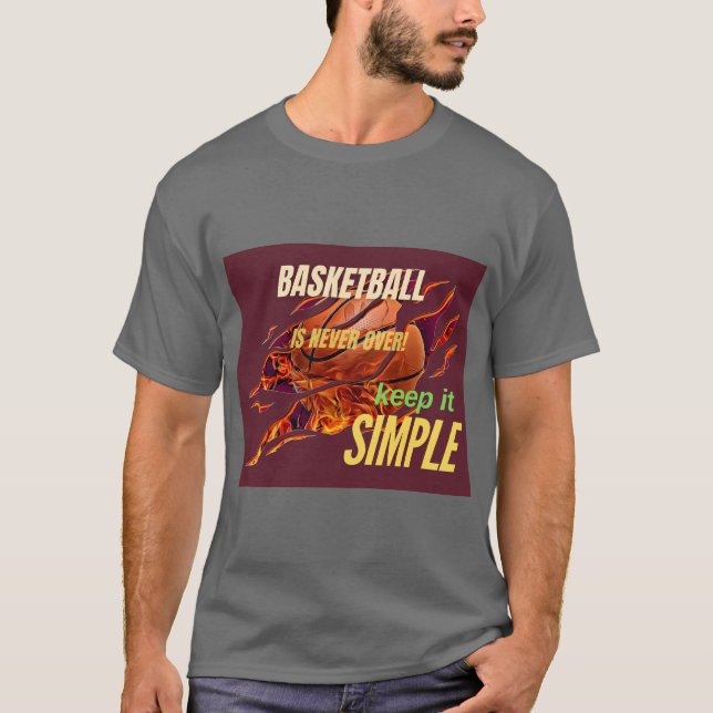 Camiseta Basquete Nunca Morre (Frente)