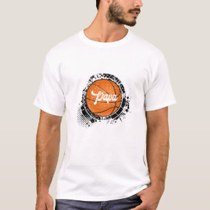Camiseta Basquete Papá Vintage, Futebol Familiar