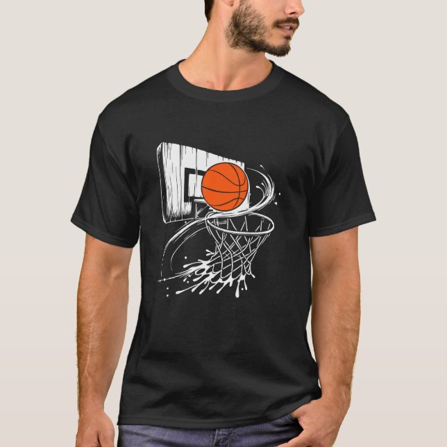 Camiseta Basquete Para Meninas (Frente)