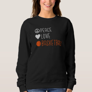 Camiseta Basquete Peace Love