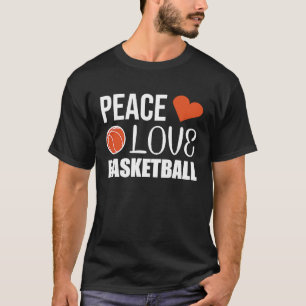 Camiseta Basquete Peace Love