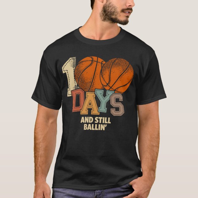 Camiseta Basquete-Pensado 100º Dia da Celebração Escolar (Frente)