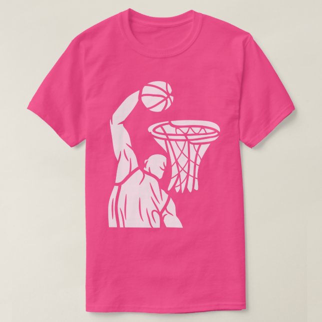 Camiseta Basquete preto e branco (Frente do Design)