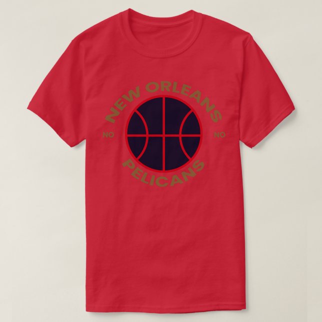 Camiseta basquete sem pelicanos TShirt (Frente do Design)