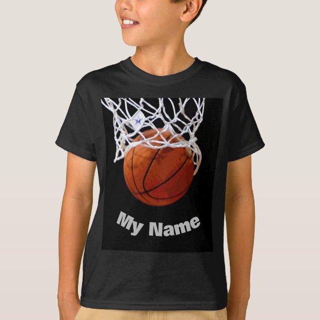 Camiseta Basquete Seu Nome (Frente)