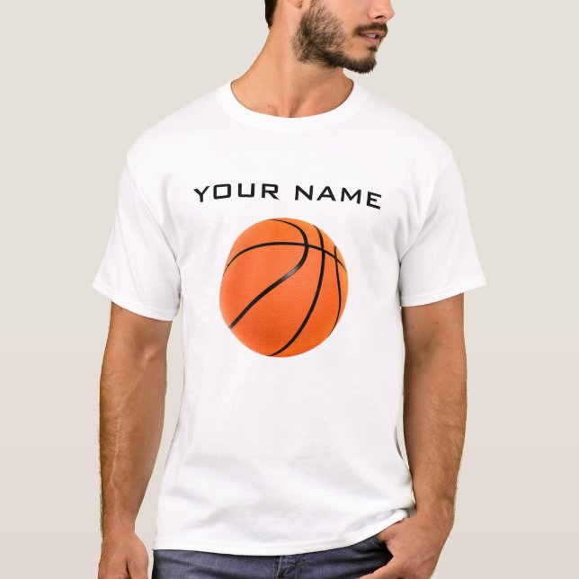 Camiseta Basquete Seu Nome (Frente)