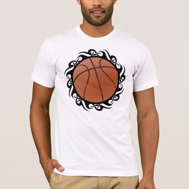 Camiseta basquete. tribal. (Frente)