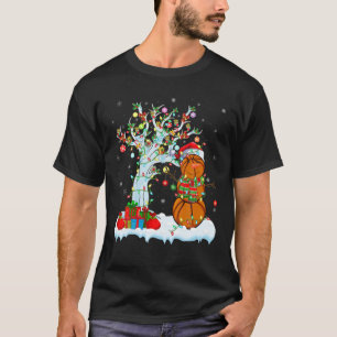 Camiseta Basquete Xmas Tree Lighting Snowman Basball C