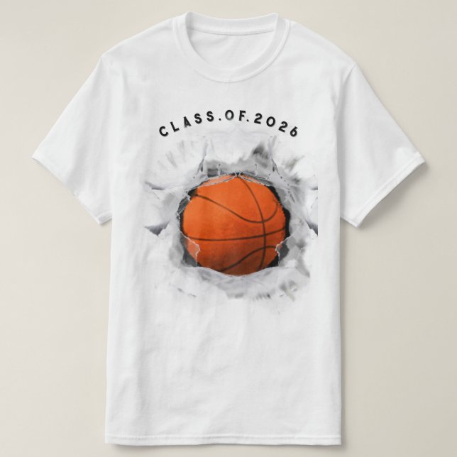 Camiseta Basquetebol 2026 (Frente do Design)