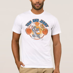 Camiseta Basquetebol 4 de Tom e de Jerry