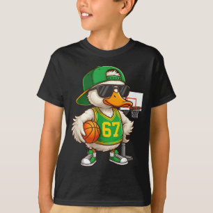 Camiseta Basquetebol 67 Seis Sete Funny Basquetebol Meme Go