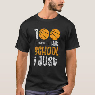 Camiseta Basquetebol Acabei de Completar 100 Dias de Aula P