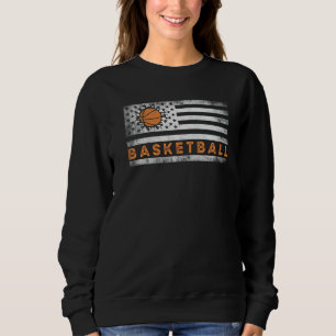 Camiseta Basquetebol Bandeira EUA para Homens Rapazes Basqu