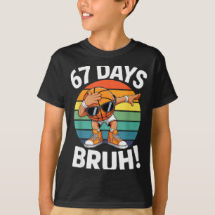 Camiseta Basquetebol Dabbing Bruh 67 Dias de Escola Profess