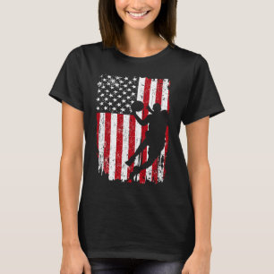 Camiseta Basquetebol de 4 de Julho Dabbing Basquetebol Meni