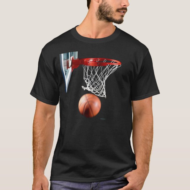 Camiseta Basquetebol de contabilização da máquina (Frente)