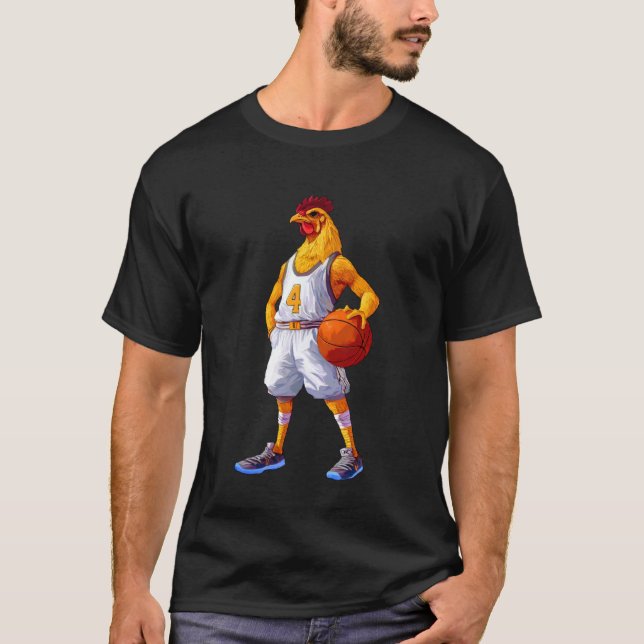 Camiseta Basquetebol de Frango (Frente)