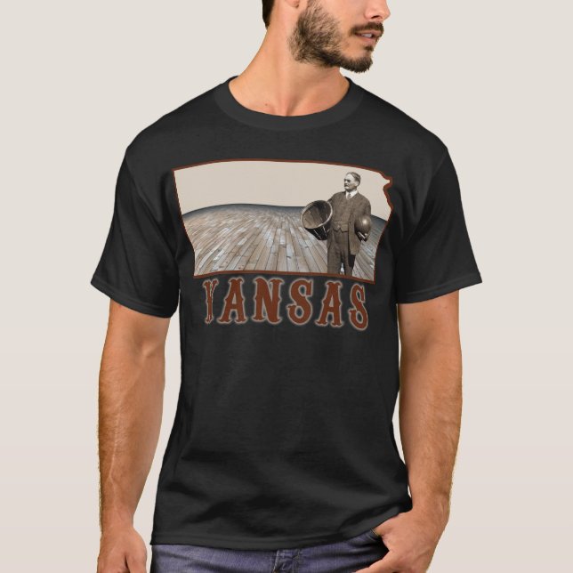 Camiseta Basquetebol de James Naismith (Frente)
