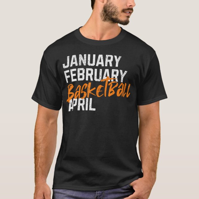 Camiseta Basquetebol de Janeiro Fevereiro (Frente)