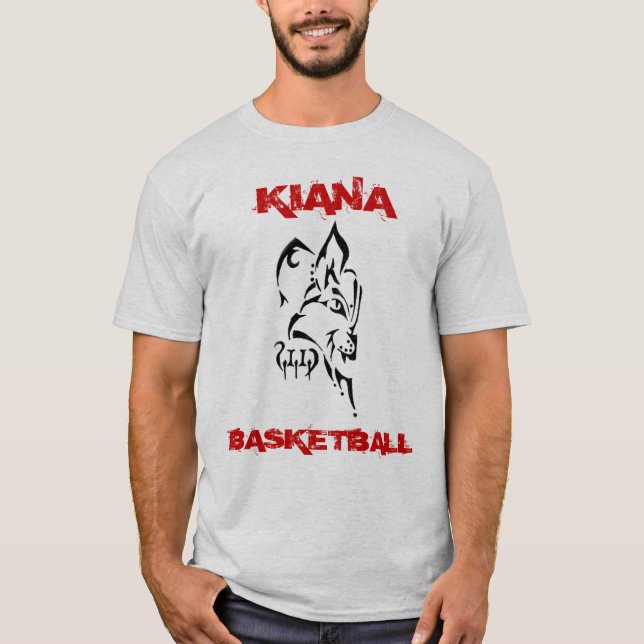 Camiseta Basquetebol do lince de Kiana (Frente)