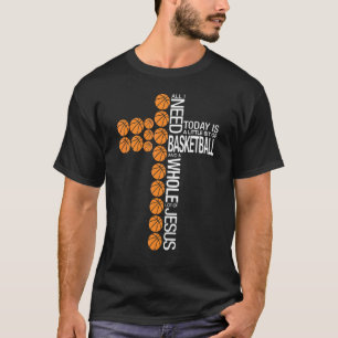 Camiseta Basquetebol E Muita Diversão De Jesus Cruz Bola C
