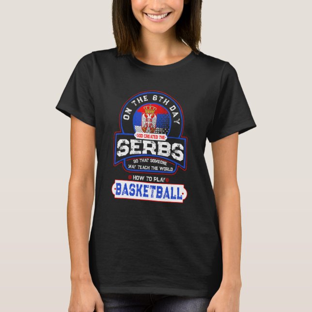 Camiseta Basquetebol E Sérvios Kosarka Srbija (Frente)