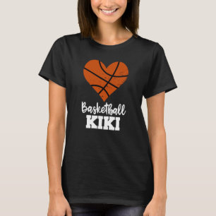 Camiseta Basquetebol Kiki Basquetebol Coração Avó Kiki
