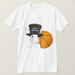 Camiseta Basquetebol Lebre Louca de Março