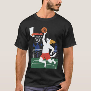 Camiseta Basquetebol Masculino do Golden Retriever