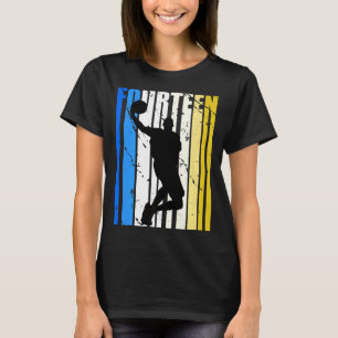 Camiseta Basquetebol masculino masculino 14º aniversário pa