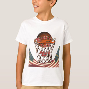 Camiseta Basquetebol nada mas da rede na aro