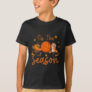 Camiseta Basquetebol Outono Vintage Dia de Ação de Graças H