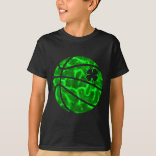 Camiseta Basquetebol Shamrock Trevo da Sorte Irlandês St Pa