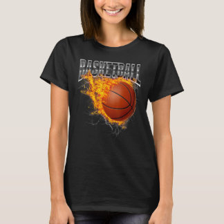 Camiseta Basquetebolista Aro de Basquete Enterrando Aro de