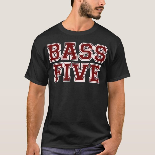 Camiseta Bass 5 - Bass Drum 5 - Campo de Banda do Bass Drum (Frente)