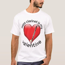 Camiseta Bass Clarinet é minha Namorados