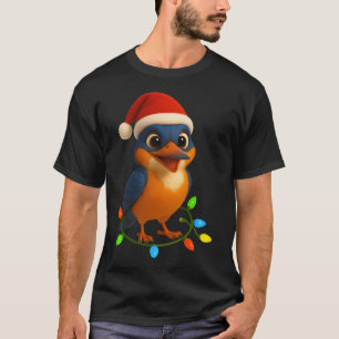 Camiseta Bass de Natal Engraçado de Pesca