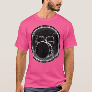 Camiseta Bass Drum Para O Jogador De Drummer Bass Dr.