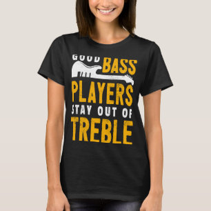 Camiseta Bass Elétrico de Piada de Assassino do Jogador de