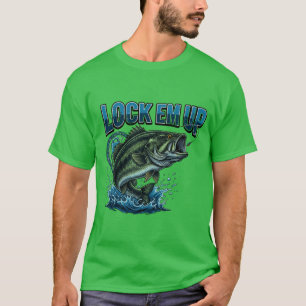 Camiseta Bass Fish Lock Em Cima