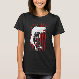 Camiseta Bass Fisheries Betsy Ross Early American Flag For