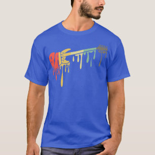 Camiseta Bass Guitar Art Para O Músico Guitarrista Bhelp Pl